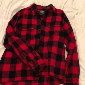 Abercrombie and Fitch wool blend button down